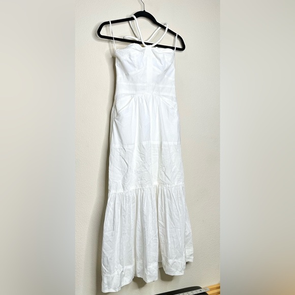 A.L.C Adelle Halter Maxi Dress in Ivory size 2 - Picture 4 of 12